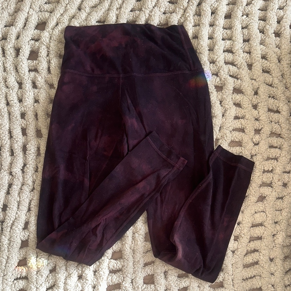 lululemon athletica Dark Maroon Leggings